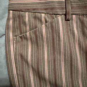 Express Design Studio Editor Boot Cut Striped Flared Pants